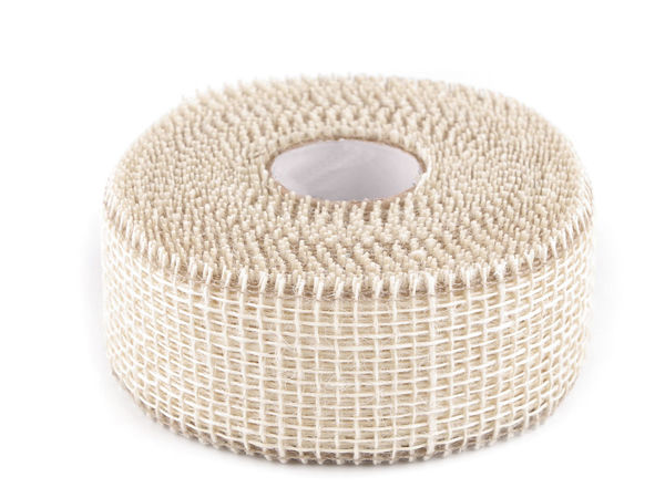 Panglică din iută premium cu margini cusute (50 mm) - Bandă decorativă de calitate superioară pentru decorațiuni, ambalare și lucru manual