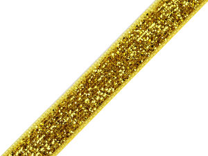 Panglică premium din catifea cu lurex (lățime 10 mm) - Pasmanterie strălucitoare cu o singură față, de calitate superioară, pentru îmbrăcăminte, decorațiuni festive și crearea de bijuterii