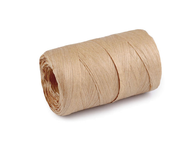 Fir premium din hârtie de rafie tip bandă pentru tricotat și croșetat - Lățime 5-8 mm, bast ecologic pentru genți, pălării și proiecte de galanterie