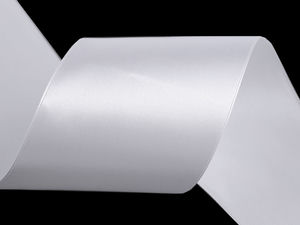 Panglică din saten premium cu o singură față (lățime 73 mm) - Panglică decorativă elegantă pentru nunți, eșarfe și ambalarea cadourilor