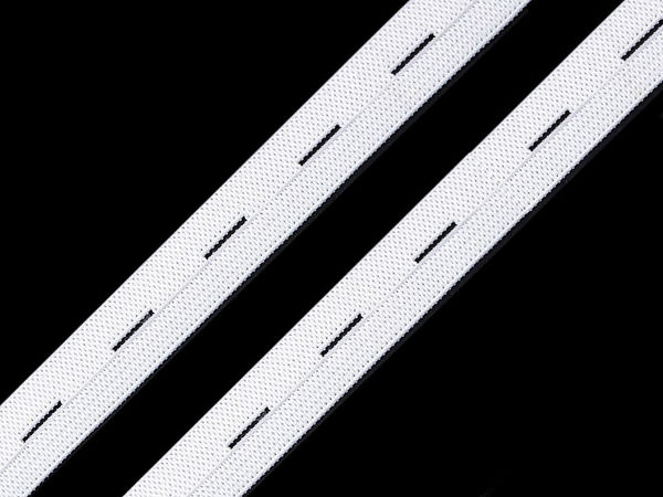 Bandă elastică tricotată reglabilă cu butoniere Premium (lățime 15-17 mm)