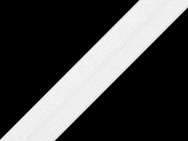 Bandă elastică pliabilă premium (20 mm) - Panglică de tivit cu confort ridicat pentru articole sportive și lenjerie (25 m)