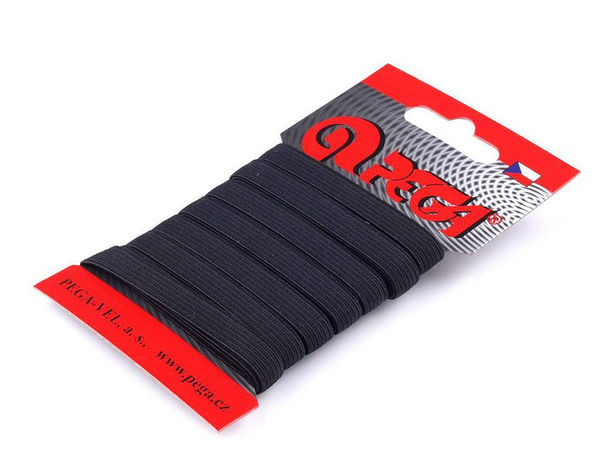 Bandă elastică premium pentru lenjerie | Elastic de 8 mm pentru lenjerie intimă, pe carton (5 m)