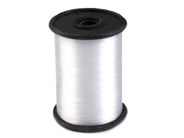 Fir din nailon transparent premium pentru bijuterii și proiecte creative - Fir monofilament incolor pentru mărgele, 0,23 mm
