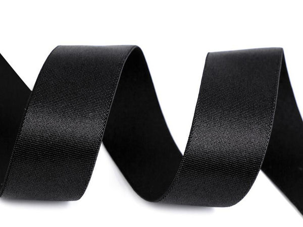 Bandă elastică satinată premium de 25 mm - Elastic cu întindere fermă pentru talie, curele și design vestimentar