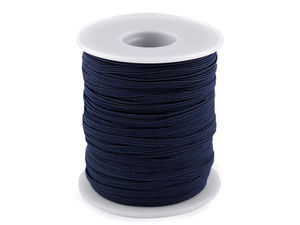 Bandă elastică plată țesută premium - Lățime 3 mm - Elasticitate lejeră pentru cusut, lenjerie și articole de îmbrăcăminte
