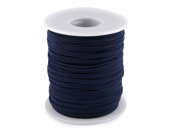 Bandă elastică plată țesută premium - Lățime 3 mm - Elasticitate lejeră pentru cusut, lenjerie și articole de îmbrăcăminte