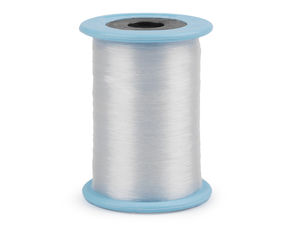 Fir de nailon transparent premium pentru confecționarea bijuteriilor, lucru manual și cusut - Fir monofilament invizibil de înaltă rezistență, rolă mare (0,2 mm - 0,8 mm)