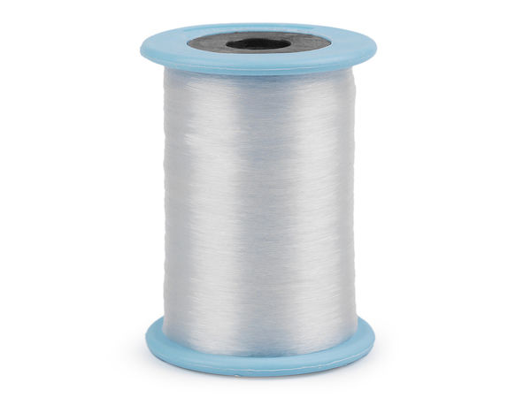 Fir de nailon transparent premium pentru confecționarea bijuteriilor, lucru manual și cusut - Fir monofilament invizibil de înaltă rezistență, rolă mare (0,2 mm - 0,8 mm)