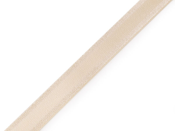 Bandă elastică premium de 15 mm pentru bretele, cu margini lucioase – Elastic cu tensiune fermă pentru bretele de sutien, lenjerie intimă și articole vestimentare