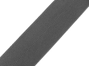 Bandă elastică premium de 40 mm cu model twill pentru curele, bretele și articole vestimentare