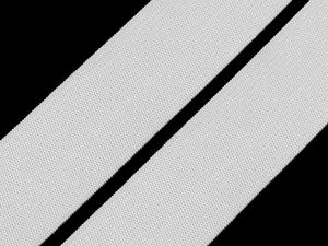 Bandă elastică țesută premium de 30 mm - Elastic de cusut cu tensiune fermă pentru betelii - Alb