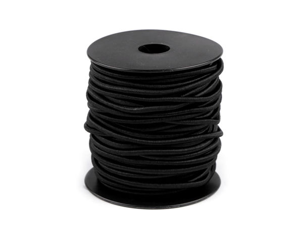 Șnur elastic rotund premium de 3 mm - Cordon bungee rezistent pentru îmbrăcăminte sport, jachete și proiecte de galanterie