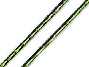 Șnur elastic rotund premium de 2,5 mm, model tip fermoar, pentru echipament sportiv și îmbrăcăminte de exterior