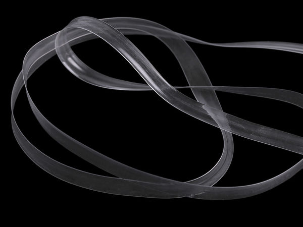Elastic din silicon transparent Premium, 8 mm | Bandă elastică fermă antiderapantă pentru costume de baie și lenjerie intimă