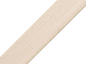 Chingă din bumbac premium de 30 mm - Ecru deschis