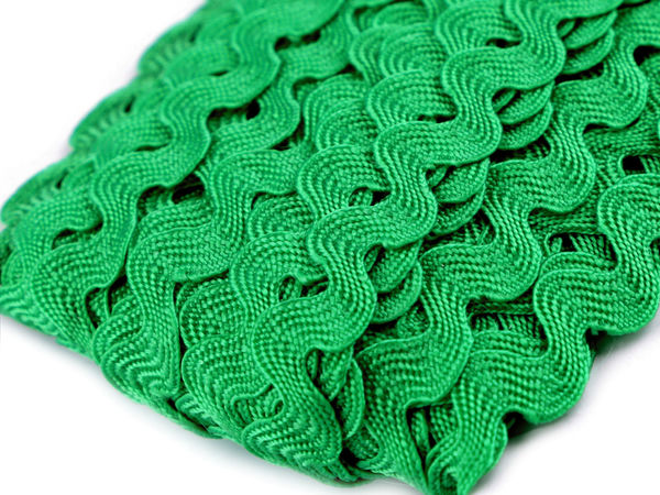 Panglică zigzag premium (lățime material 5 mm, vârf la vârf 9 mm) - Șnur ondulat decorativ pentru croitorie, costume și lucru manual