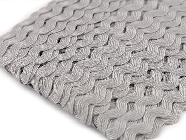 Panglică zigzag premium (lățime material 5 mm, vârf la vârf 9 mm) - Șnur ondulat decorativ pentru croitorie, costume și lucru manual