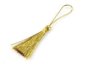 FancyTassels Ciucuri decorativi premium (50 mm) - Accente metalice elegante pentru bijuterii, îmbrăcăminte și accesorii