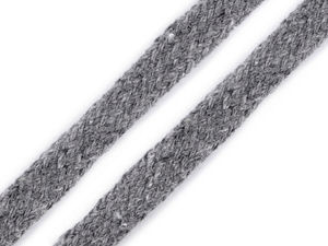 Șnur plat premium din bumbac (lățime 10 mm) pentru hanorace, jachete și galanterie