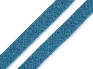 Șnur plat din bumbac premium (11-15 mm) - Șnur tubular rezistent pentru hanorace, jachete și pantaloni