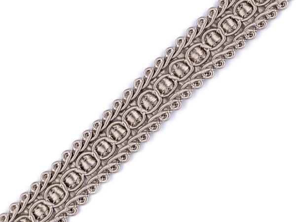 Galon rigid premium fabricat în Italia (lățime 16 mm) - Bandă decorativă elegantă pentru articole vestimentare, decorațiuni interioare și proiecte creative
