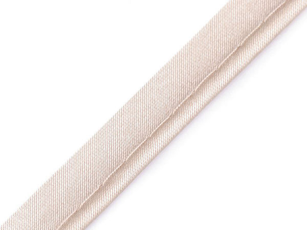 Vipușcă premium din satin cu inserție (10 mm) - Paspoal cu luciu intens pentru îmbrăcăminte, lenjerii și decorațiuni