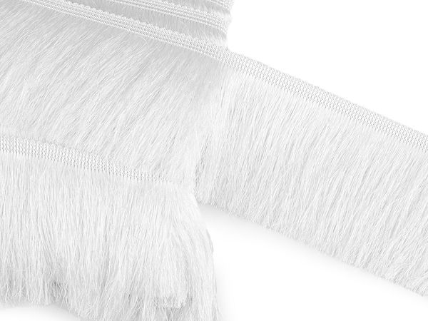 Franjuri premium tip lanț (chainette) de înaltă densitate (lățime 90 mm) - Franjuri decorative strălucitoare pentru îmbrăcăminte și decorațiuni interioare