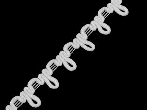 Bandă premium cu bride elastice pentru nasturi - Lățime 15 mm