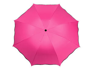 Umbrelă magică pliabilă pentru damă - Cupolă florală cu protecție UV și rezistență la vânt