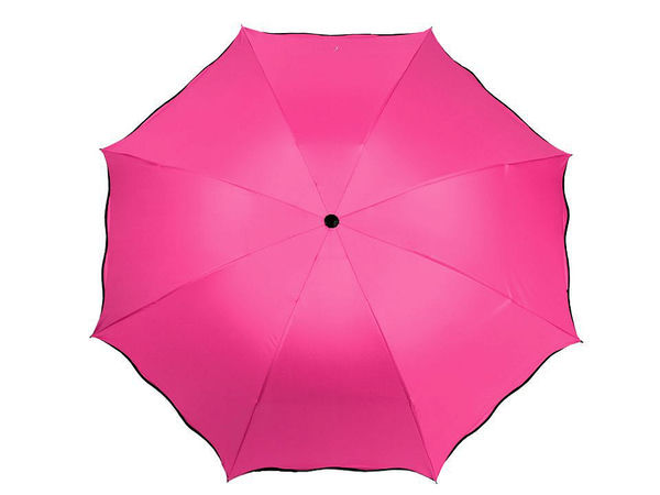 Umbrelă magică pliabilă pentru damă - Cupolă florală cu protecție UV și rezistență la vânt