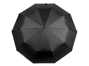 Umbrelă pliabilă automată premium - Umbrelă de călătorie unisex, mare, rezistentă la vânt, cu 10 clini și mâner cu aspect de lemn