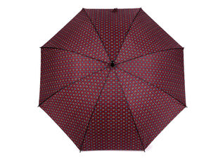 Umbrelă premium pentru bărbați cu deschidere automată și cupolă cu model elegant