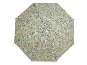 Umbrelă translucidă cu imprimeu floral și deschidere automată pentru damă și fete - Umbrelă de ploaie tip cupolă, rezistentă la vânt