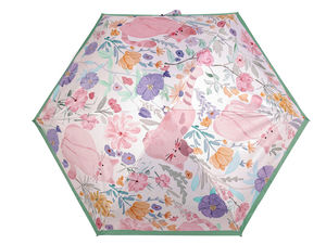 Umbrelă de damă pliabilă mini, compactă și premium - Umbrelă ușoară de călătorie cu motive colorate