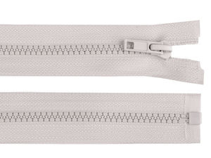 Fermoar premium din plastic detașabil nr. 5 pentru jachete (60 cm) | Fermoar detașabil durabil pentru îmbrăcăminte de exterior, paltoane și articole sport
