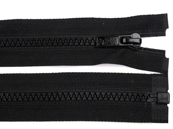 Fermoar detașabil din plastic nr. 5 rezistent (200 cm) - Negru