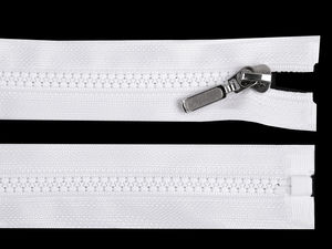Fermoar din plastic detașabil premium nr. 5 (50 cm) cu cursor metalic decorativ