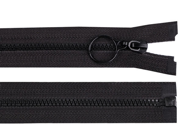 Fermoar detașabil premium din plastic nr. 3 cu cheiță inelară - 70 cm