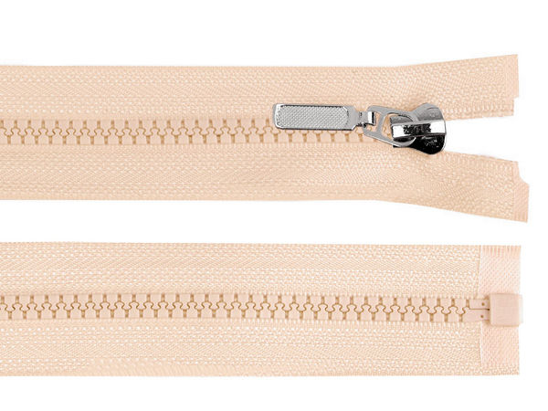 Fermoar premium din plastic nr. 5, detașabil, cu cursor decorativ - 30 cm