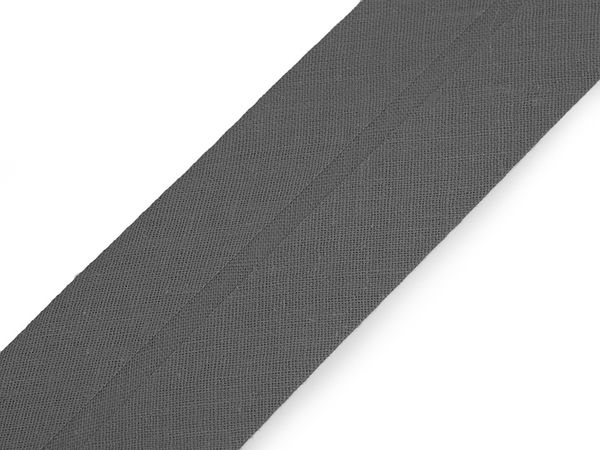 Bandă de bie pliată din bumbac Premium 40 mm - Pasmanterie de calitate superioară pentru îmbrăcăminte și textile de casă