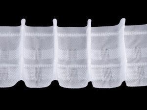 Rejansă premium tip creion pentru perdele și draperii, 50 mm - Bandă profesională pentru încrețit