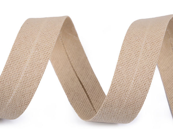 Bandă de bie din bumbac îndoită premium - Finisaj pe diagonală de 18 mm