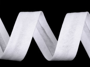 Bandă de biais din bumbac premium cu margini îndoite (20mm) - Bordură flexibilă de înaltă calitate pentru îmbrăcăminte, accesorii și lucru de mână