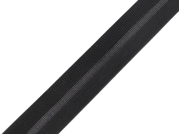 Bandă premium de biais din poliamidă, 20 mm - Bandă tricotată neelastică pentru bordat și tivit profesional