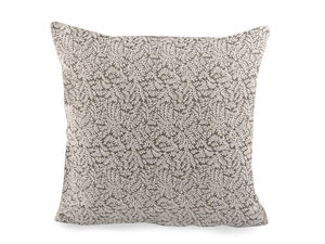Față de pernă decorativă cu model botanic din frunze țesute - 45x45 cm