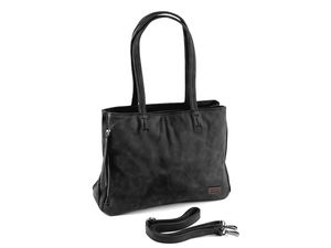 Geantă elegantă din piele ecologică periată - Poșetă și geantă tote încăpătoare pentru zi de zi (38x27 cm)