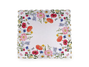 Suport de masă textil pătrat cu imprimeu floral (40x40 cm) - Protecție premium pentru masă