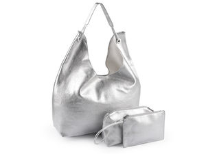 Set premium de genți 3-în-1 din piele ecologică - Geantă mare tip tote și două borsete organizatoare (45x28 cm)