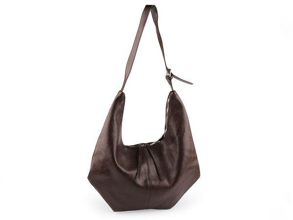Geantă elegantă de mari dimensiuni din piele ecologică - Shopper premium și geantă de umăr cu curea reglabilă (45x28 cm)